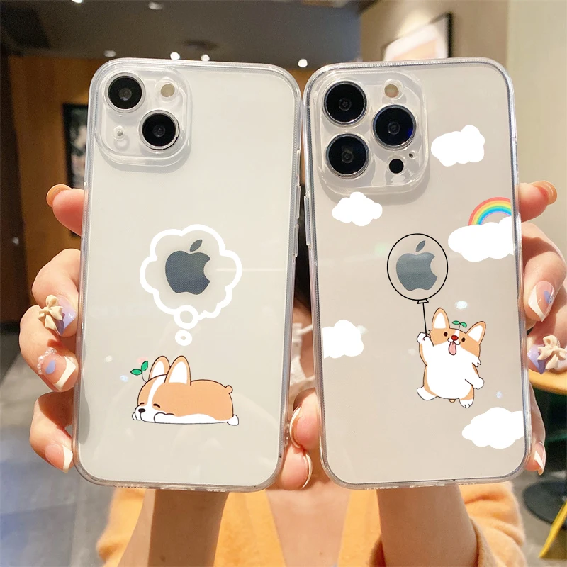 Phone Cases Quirky - Engraçado dos desenhos animados animal corgi