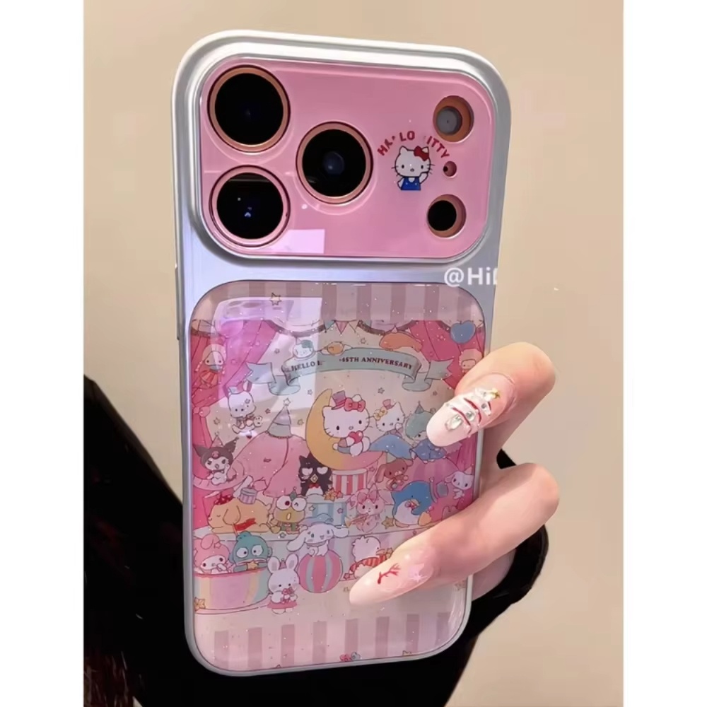 Phone Cases Hello Kitty - Capa Protetora Traseira Antichoque com Janela