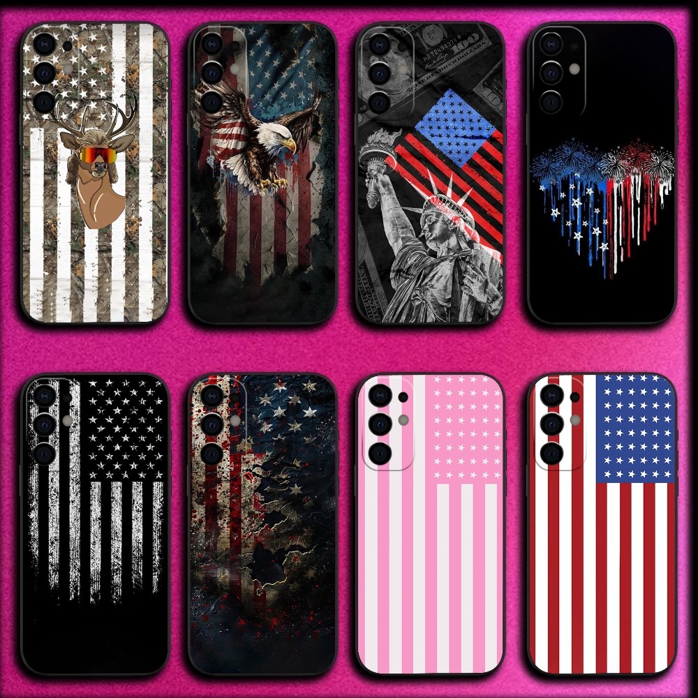Phone Cases Usa - Capa de telefone com bandeira dos