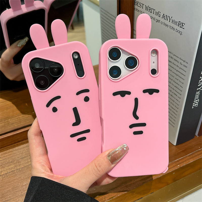 Phone Cases Quirky - Kawaii 3d engraçado dos desenhos animados
