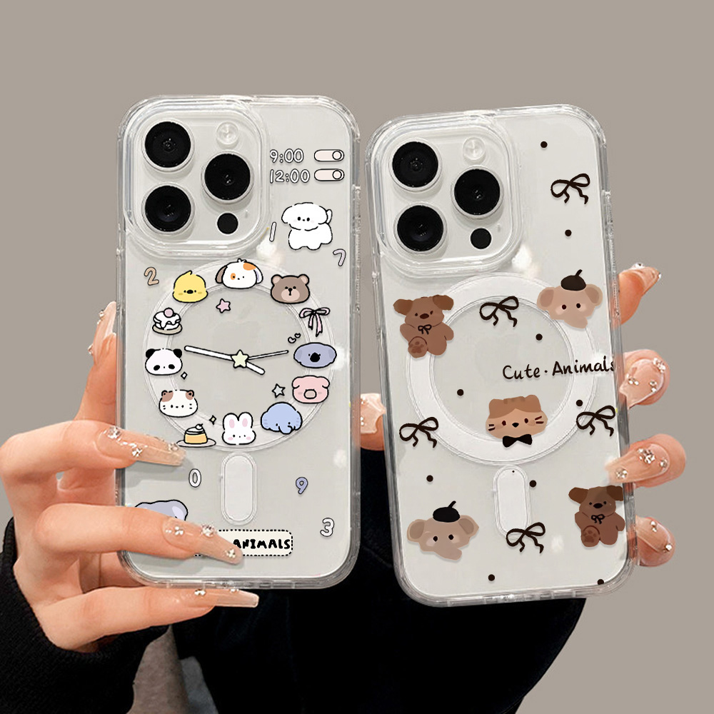 Cute Anime Case - Bonito dos desenhos animados animais caso