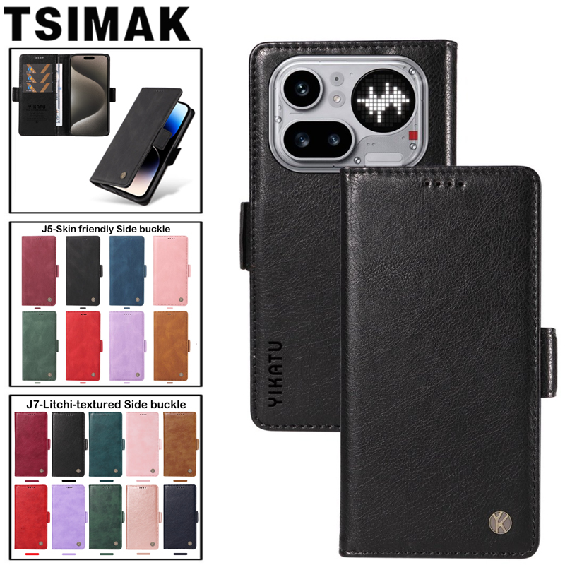 Phone Cases Nothing 3A - Capa de Couro para Nothing Phone