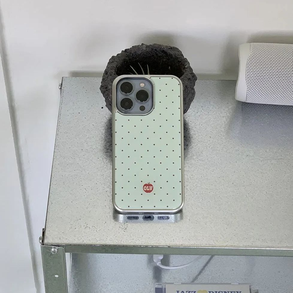 Phone Cases Green - Capa de Telefone Coreana de Alta