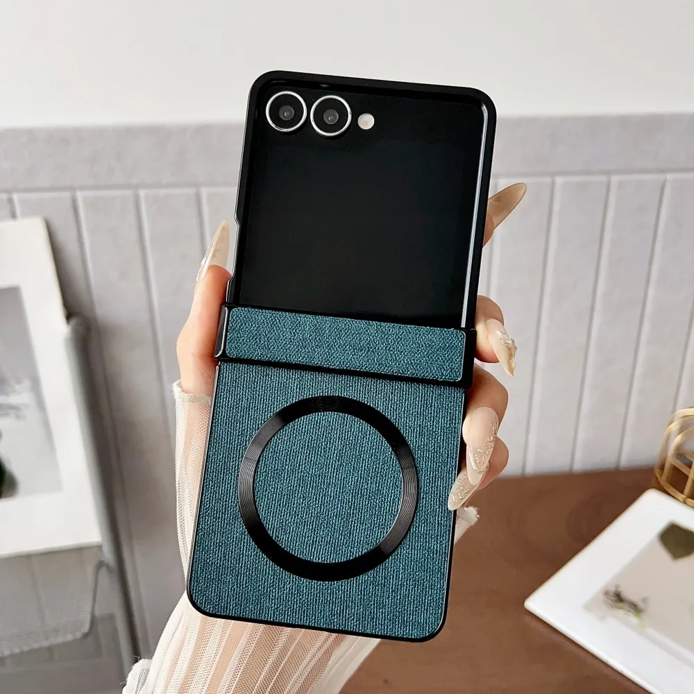 Flip Leather Case - Capa Magnética de Couro de Luxo