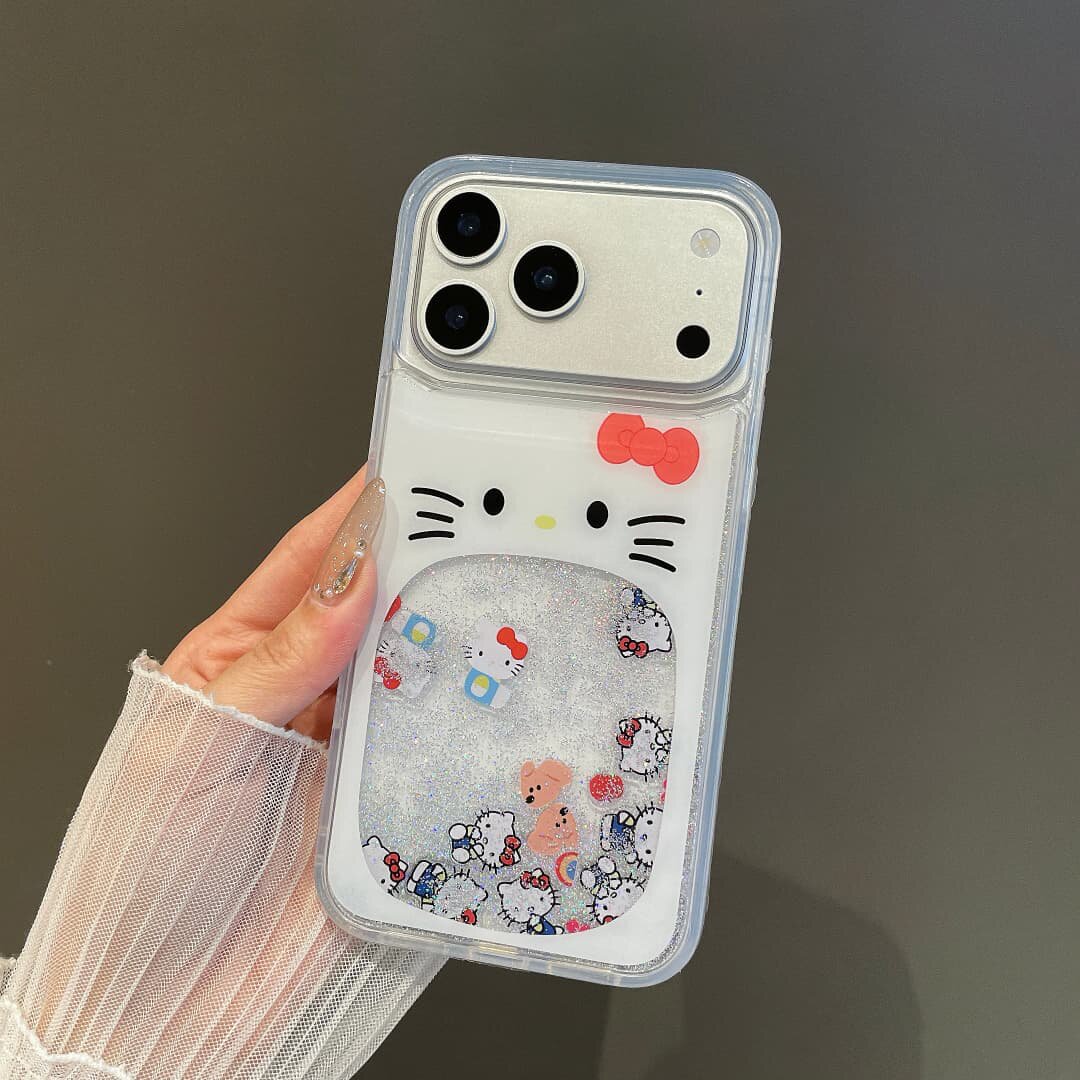 Phone Cases Hello Kitty - Capa de Celular Transparente Rígida com