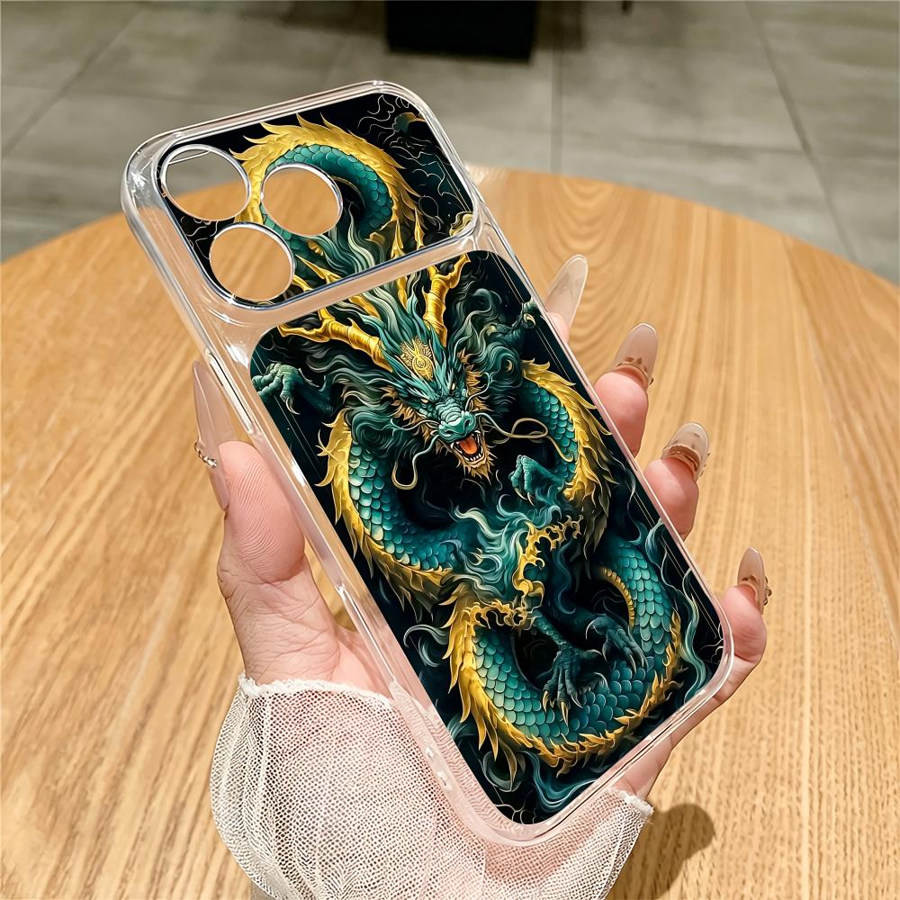 Phone Cases Green - Capa de Telefone Transparente com Design