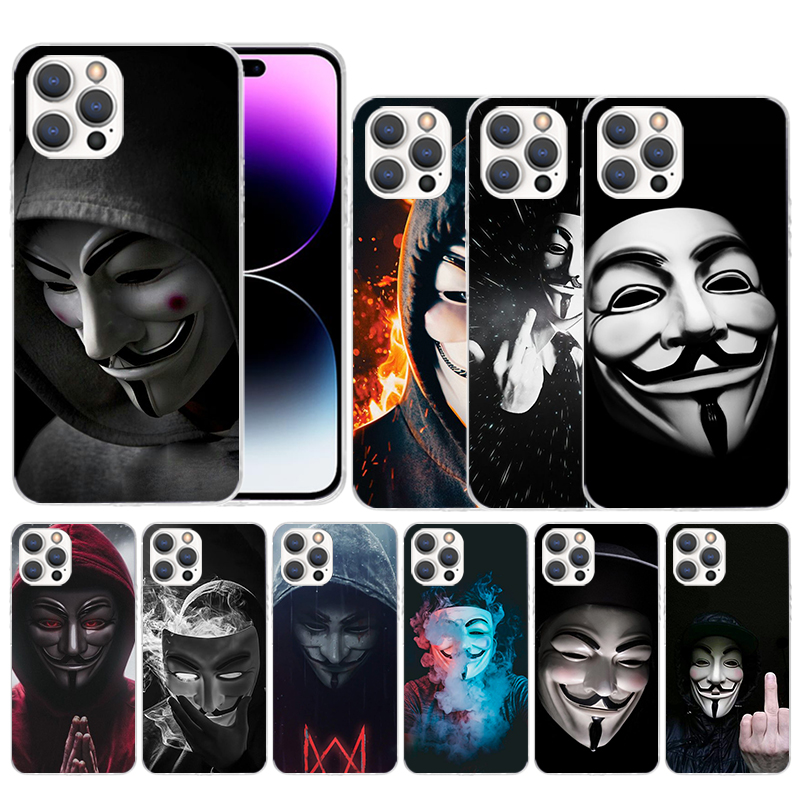 Phone Cases That Fit Iphone 16E - Capa de Celular Anonymous V com