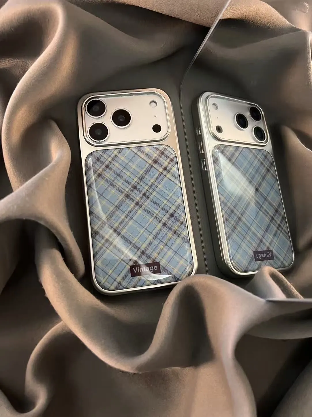 Phone Cases Japanese - Japonês e coreano ins retro azul