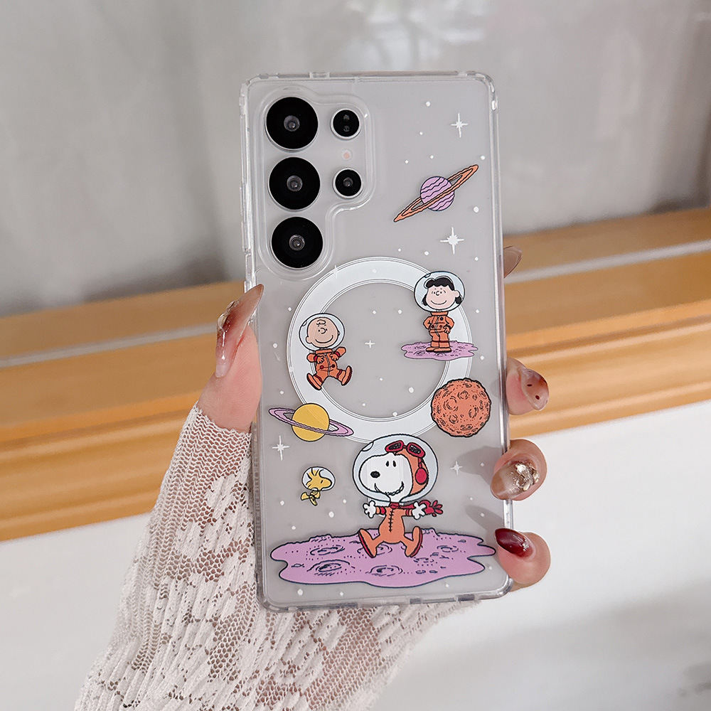 Cute Anime Case - Capa de Telefone Magnética com Carregamento