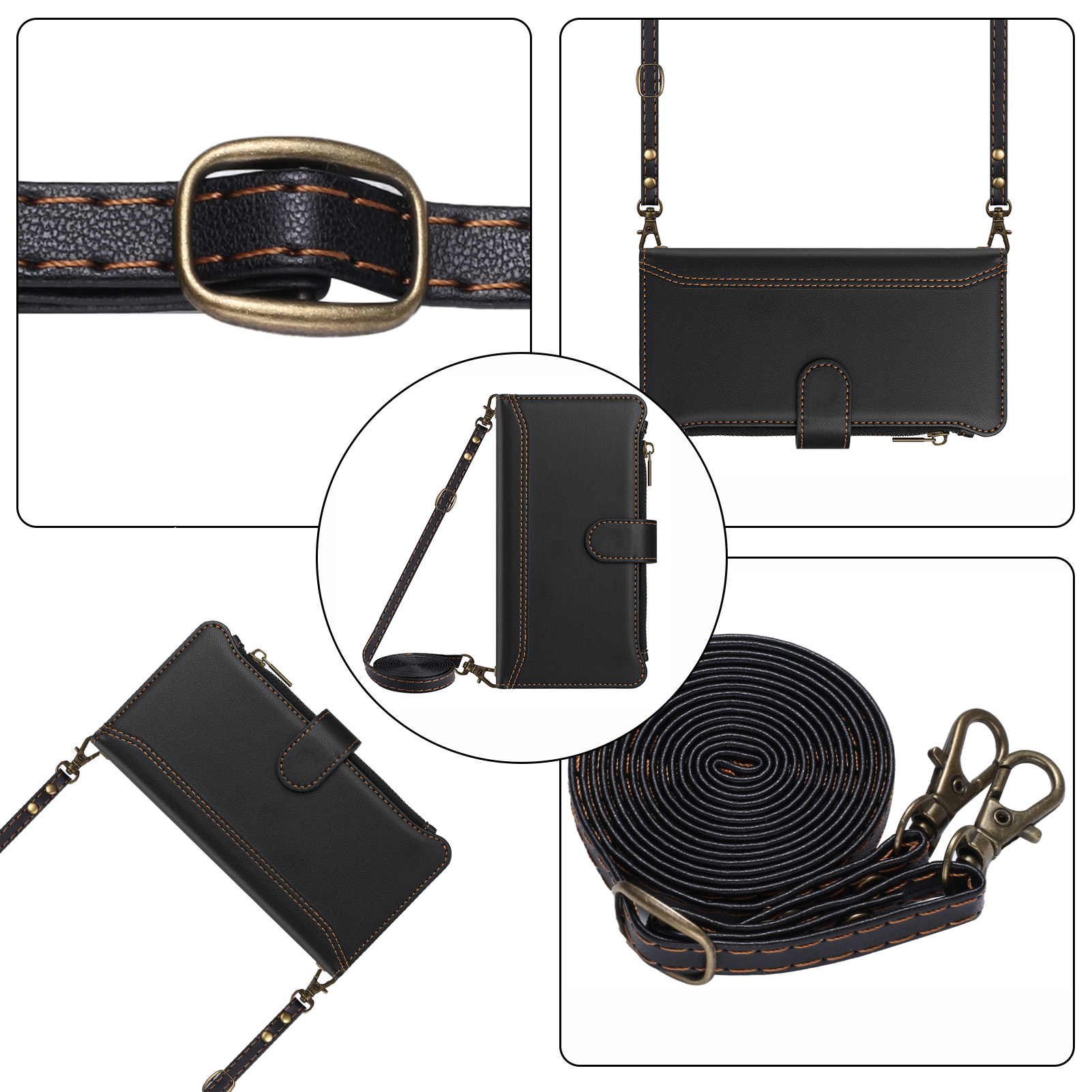 Capa Carteira Flip de Couro PU - Flip Leather Case avaliação e preço