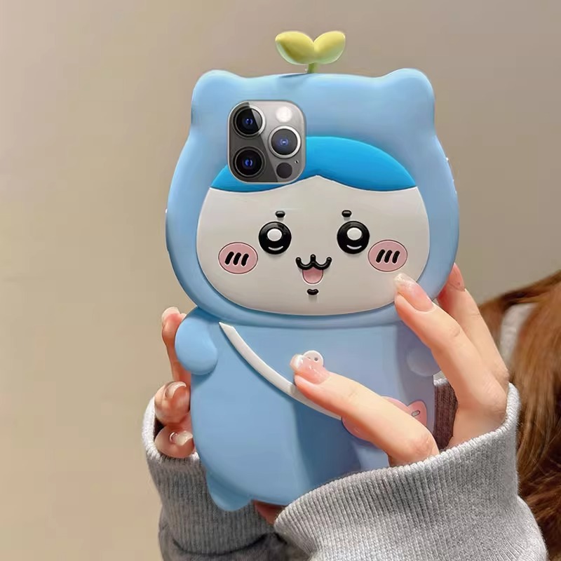 Capa de Silicone 3D Chiikawa c - Phone Cases Japanese avaliação e preço