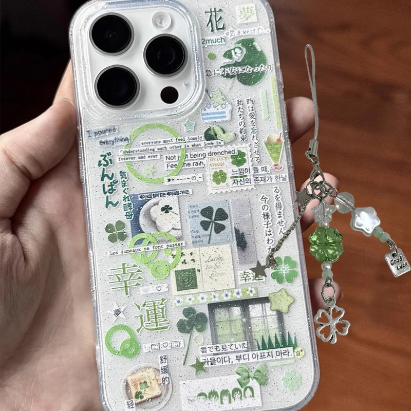 Capa de Celular Japonesa Trevo - Phone Cases Green avaliação e preço