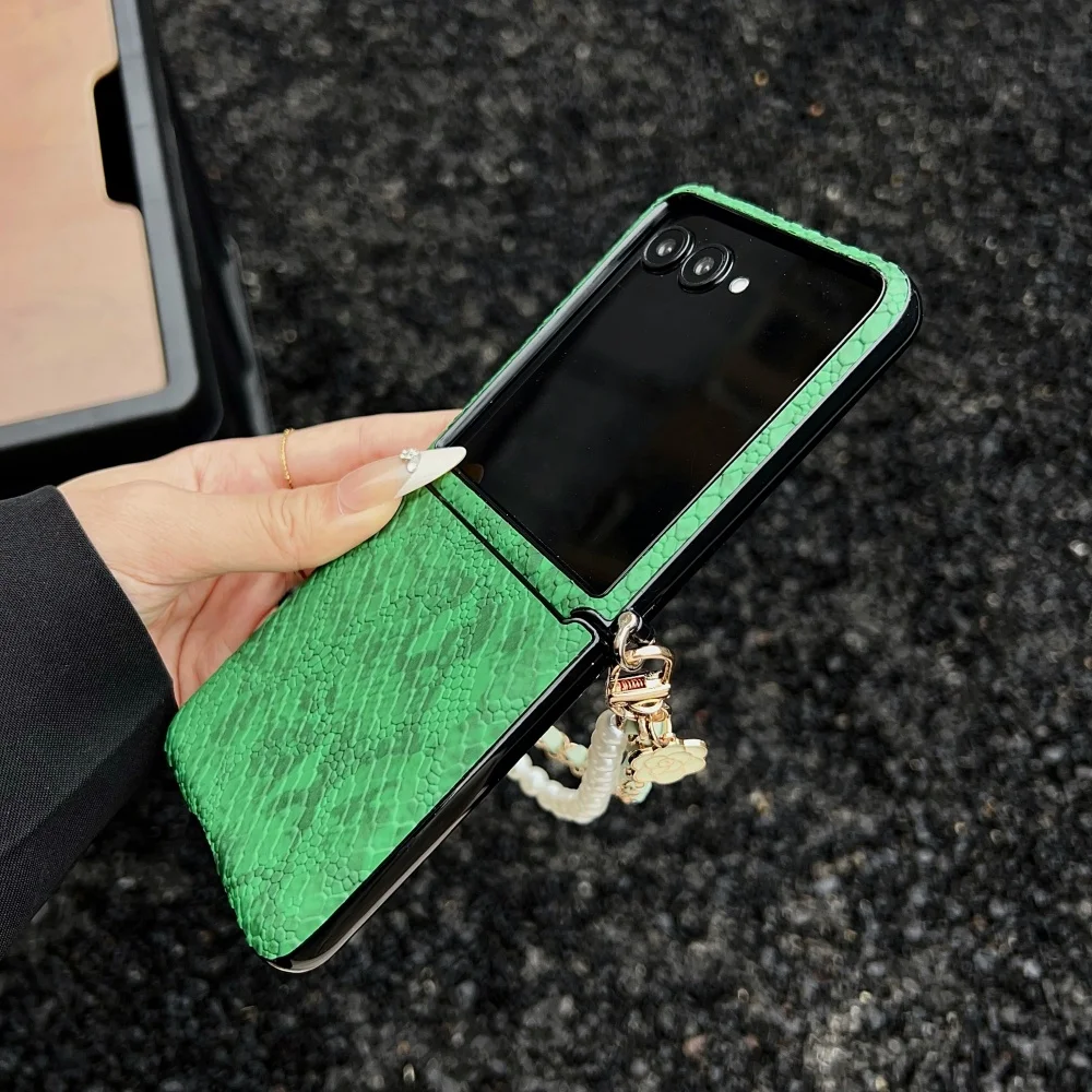 Luxuosa textura de cobra capa  - Flip Leather Case avaliação e preço