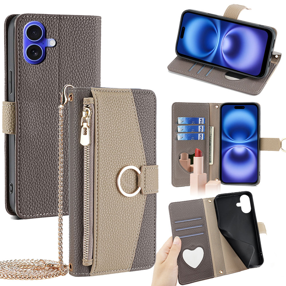 Negócios crossbody caso de tel - Flip Leather Case avaliação e preço